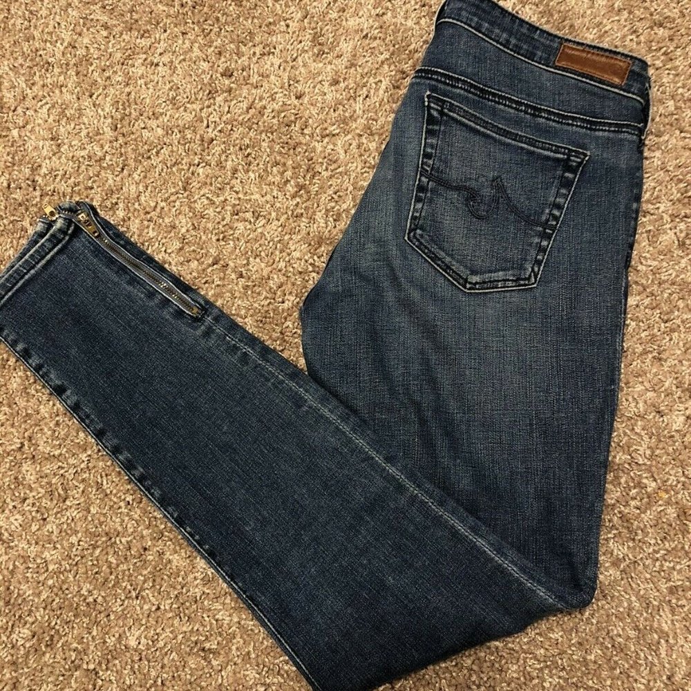 Adriano Goldschmied The Zip-Up Legging Skinny Ankle 28R